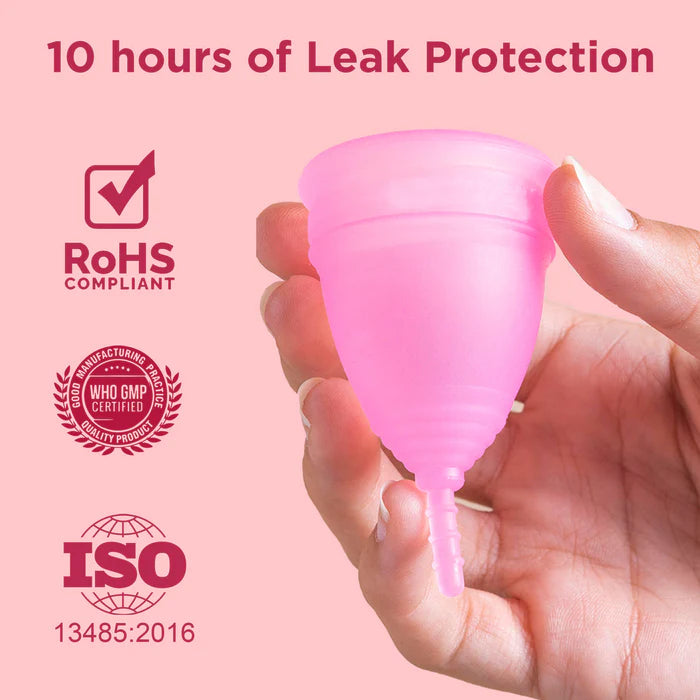 Beauty Essentials Medical-Grade FDA Approved Silicone Menstrual Cup