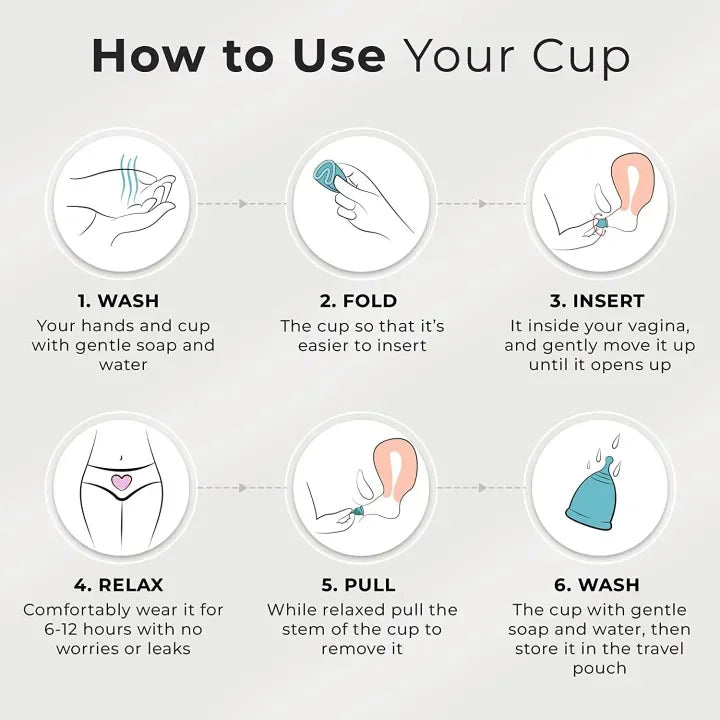 Beauty Essentials Medical-Grade FDA Approved Silicone Menstrual Cup