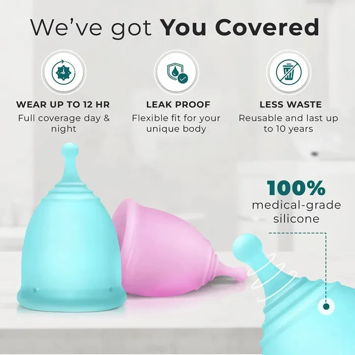 Beauty Essentials Medical-Grade FDA Approved Silicone Menstrual Cup